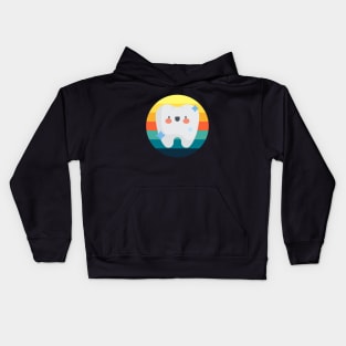 Dentist Orthodontist Vintage Kawaii Kids Hoodie